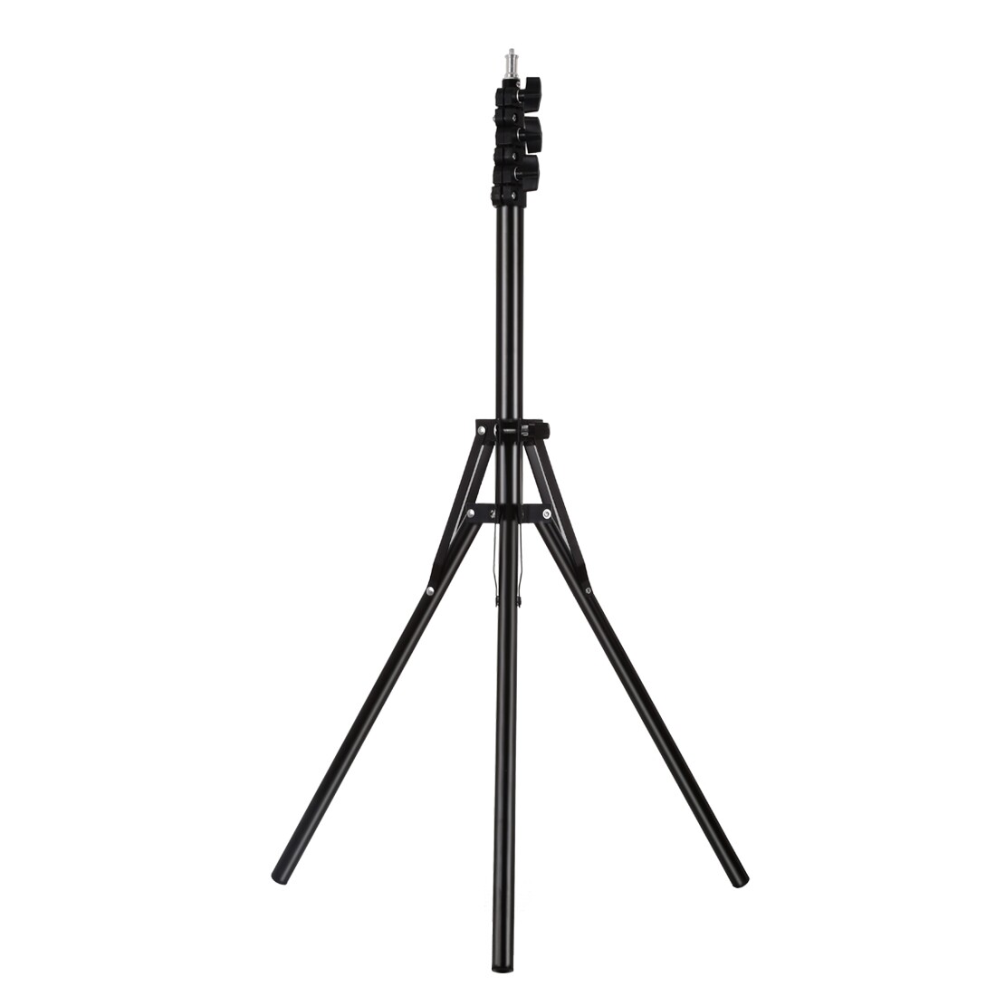 PULUZ 180 cm Reverse Foldable 4 Sections Height Tripod Mount Holder for Ring Light Vlogging Video Light Live Broadcast Kits (Black)