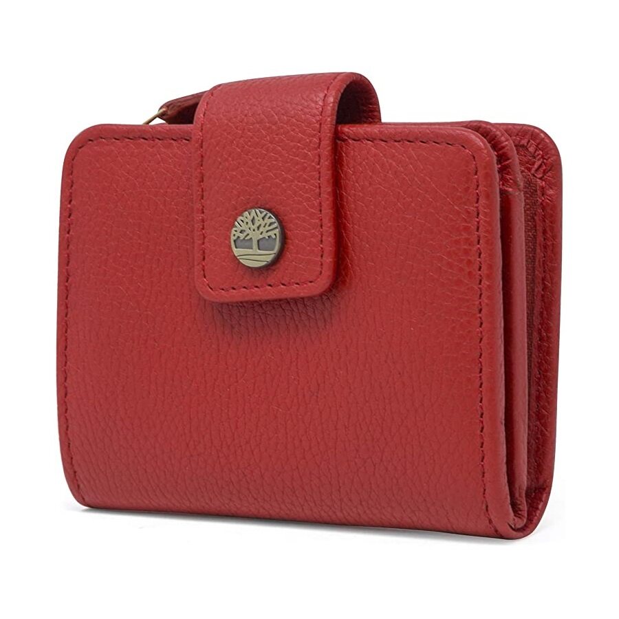 timberland women's leather rfid small indexer wallet billfold