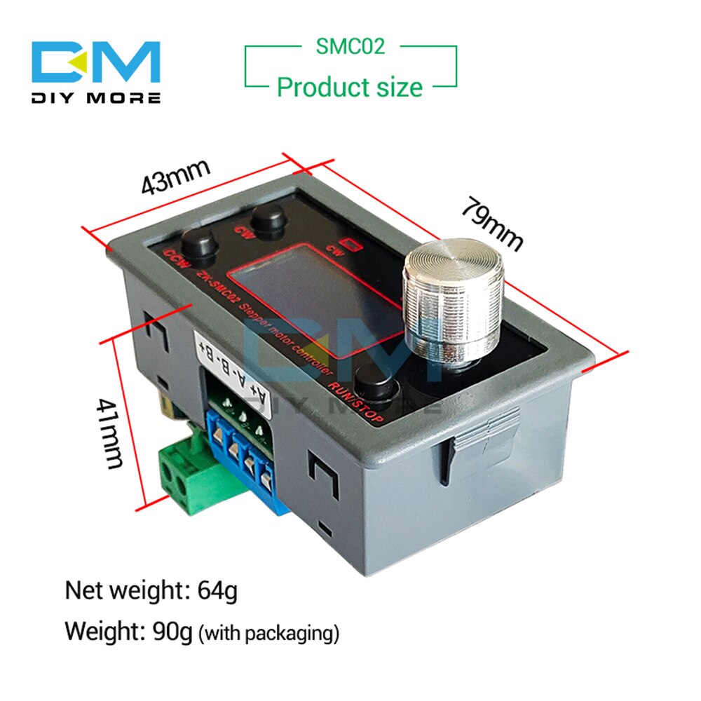 diymore ZK-SMC02 Tích Hợp Động Cơ Bước 42 57 Điều Khiển Tiến Và Lùi Góc Truyền Thông Nối Tiếp PLC Tốc Độ Xung
