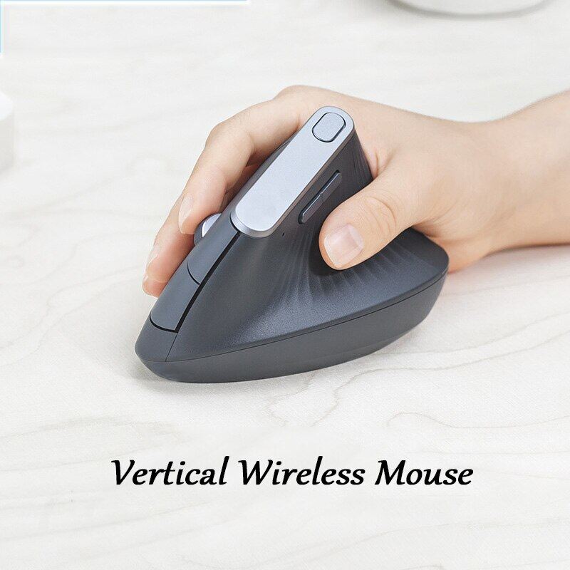 Chuột Đứng Công Thái Học Khỏe Mạnh Chuột Quang Chơi Game USB Chuột Không Dây Máy Tính 1600 DPI Cho Máy Tính Xách Tay Máy Tính Văn Phòng Máy Tính Bảng Windows