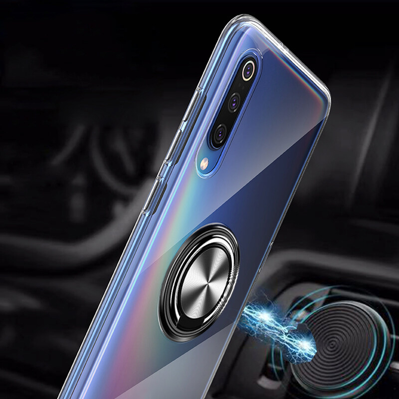 Auroras Ốp Điện Thoại Ốp Toàn Bộ Mi 12T Pro 12 Lite Pro Ốp Đứng Nhẫn Nam Châm Chống Sốc Cho Xe Hơi Ốp Xiaomi 12 Pro Ốp Trong Suốt Vòng Giữ 360 °