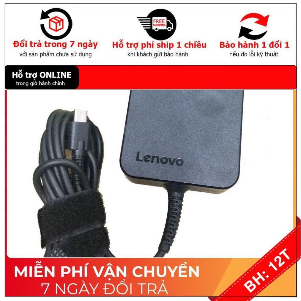 ⚡️sạc laptop lenovo 20v-3.25a-65w type c zin