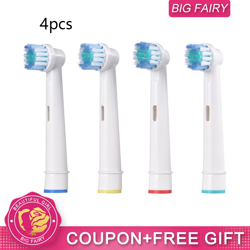 Big Fairy 4/8/12pcs Electric Toothbrush Head Compatible with Oral B Electric Toothbrush Replacement Brush Sensitive Gum Care Brush Heads