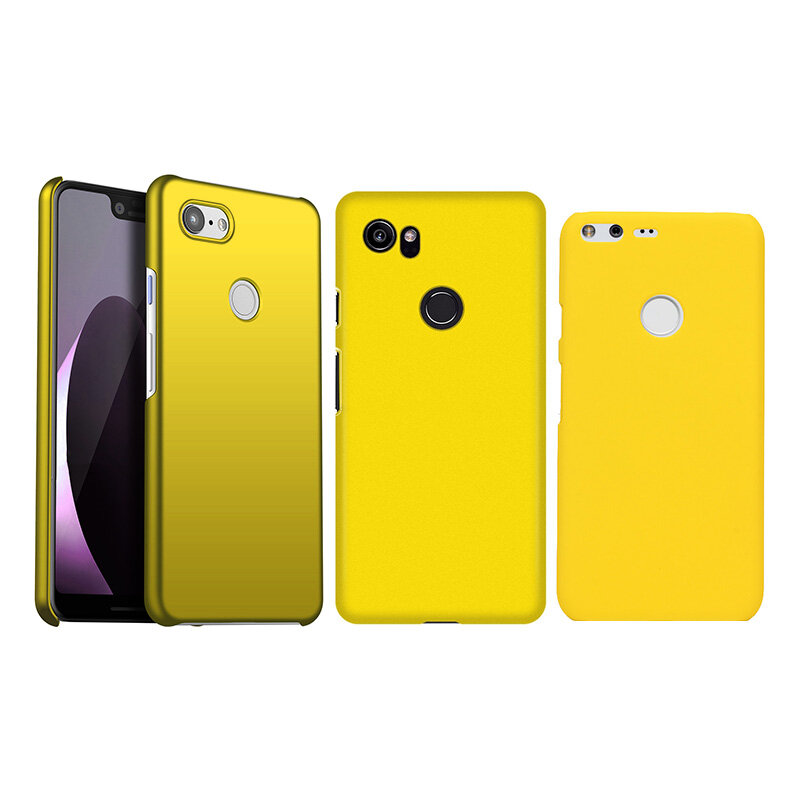Hard PC Case For Google Pixel 2 XL 3 3XL Matte Plastic Phone Cases For Pixel 3A XL Candy Color Slim Frosted Back Cover Shell