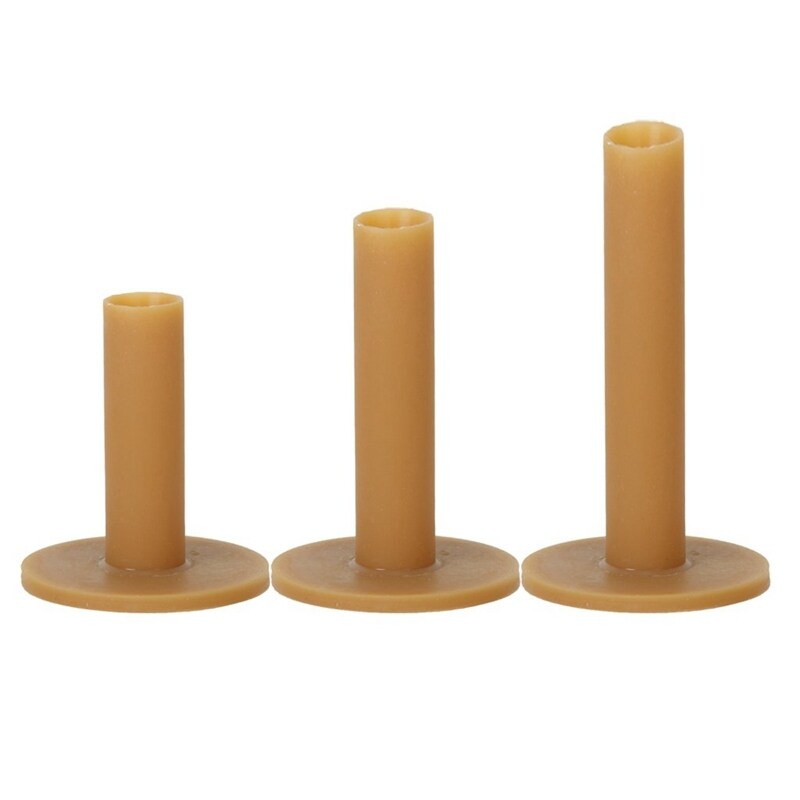 3 Piece Golf Tees Coffee Durable Tee Driving Range 60/ 70/ 80 mm