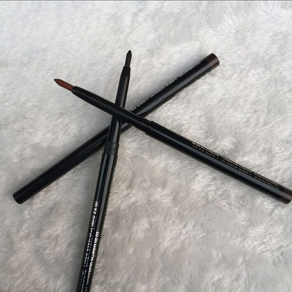 Automatic Rotating Eyebrow Pen Waterproof Without Halo Dye Can Be The Same Eyeliner Automatic Rotar-y Eyebrow Eyeliner Pencil Waterproof Lasting Non Smudge Cosmetic