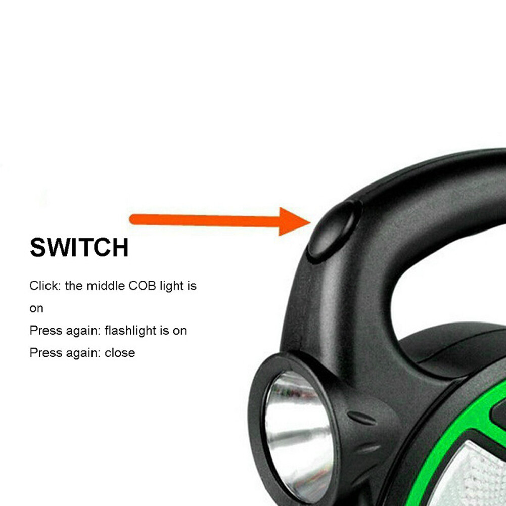 Đèn LED Làm Việc Cắm Trại Đèn Năng Lượng Mặt Trời Sạc USB COB Đèn Báo Sạc Cầm Tay Đèn Ngoài Trời Để Đi Bộ Đường Dài Cắm Trại Phiêu Lưu Khẩn Cấp