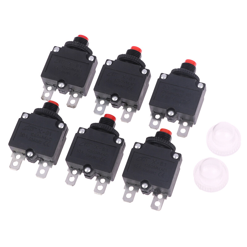 Banyan 5A 6A 8A 10A 15A 20A Thermal Switch Circuit Breaker Overload Protector Fuse
