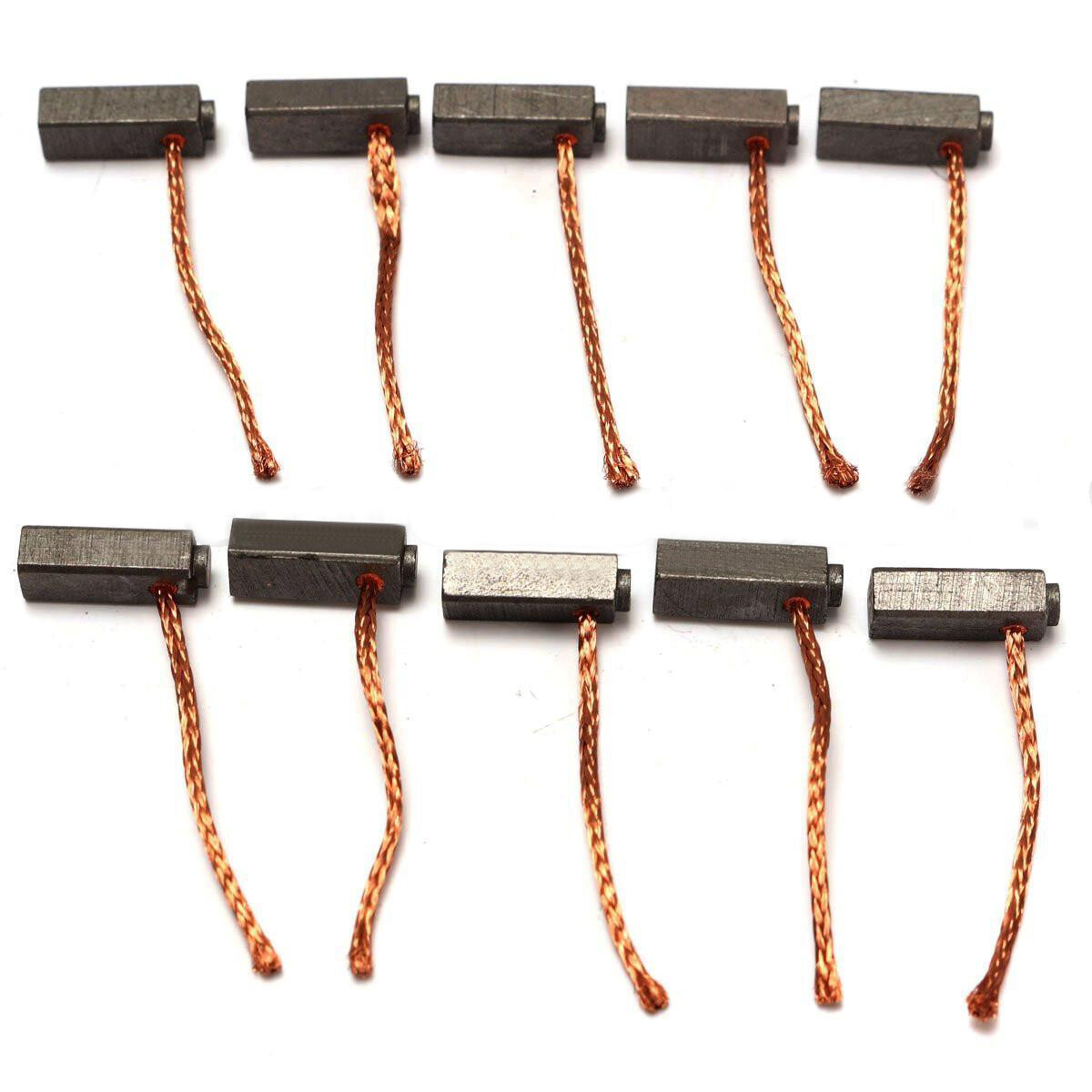 BOKALI 10pcs Carbon Brushes Motor Brush Set For Generic Electric Replacement(514mm)