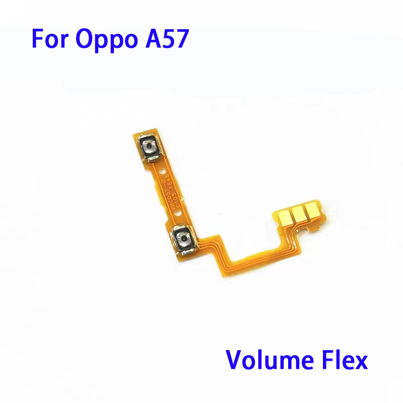 For Oppo A57 Power Volume Side Key button Flex Cable On Off Switch Flex Cable Repair Parts