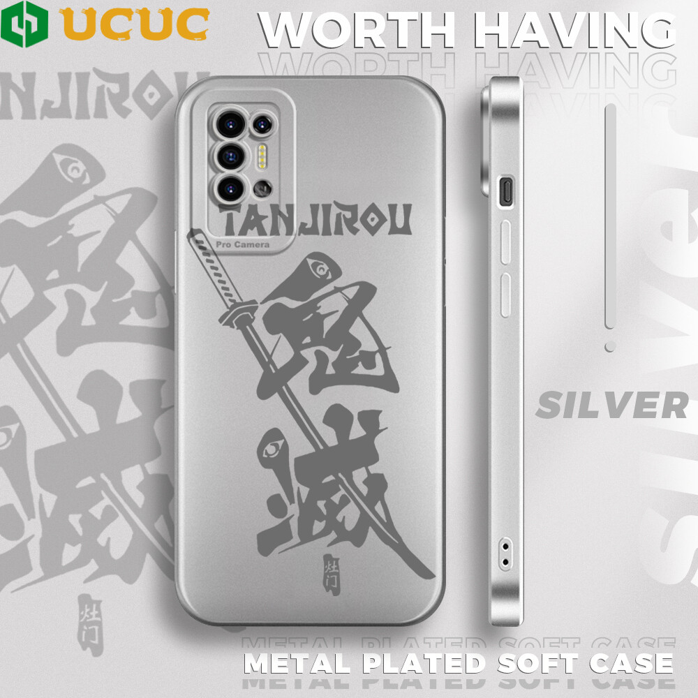 Ucuc phone casing tecno pova 2 spark 5 air 6 air spark 7 7t pova2 tecno spark 6 go 2020 go 2021 case anime demon slayer full cameras cover soft silicone tpu protective shockproof soft case
