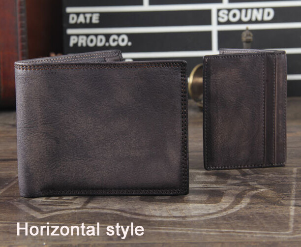Munuki vintage genuine leather wallet for men wallet leather purse for men money clips money bag for man short wc010