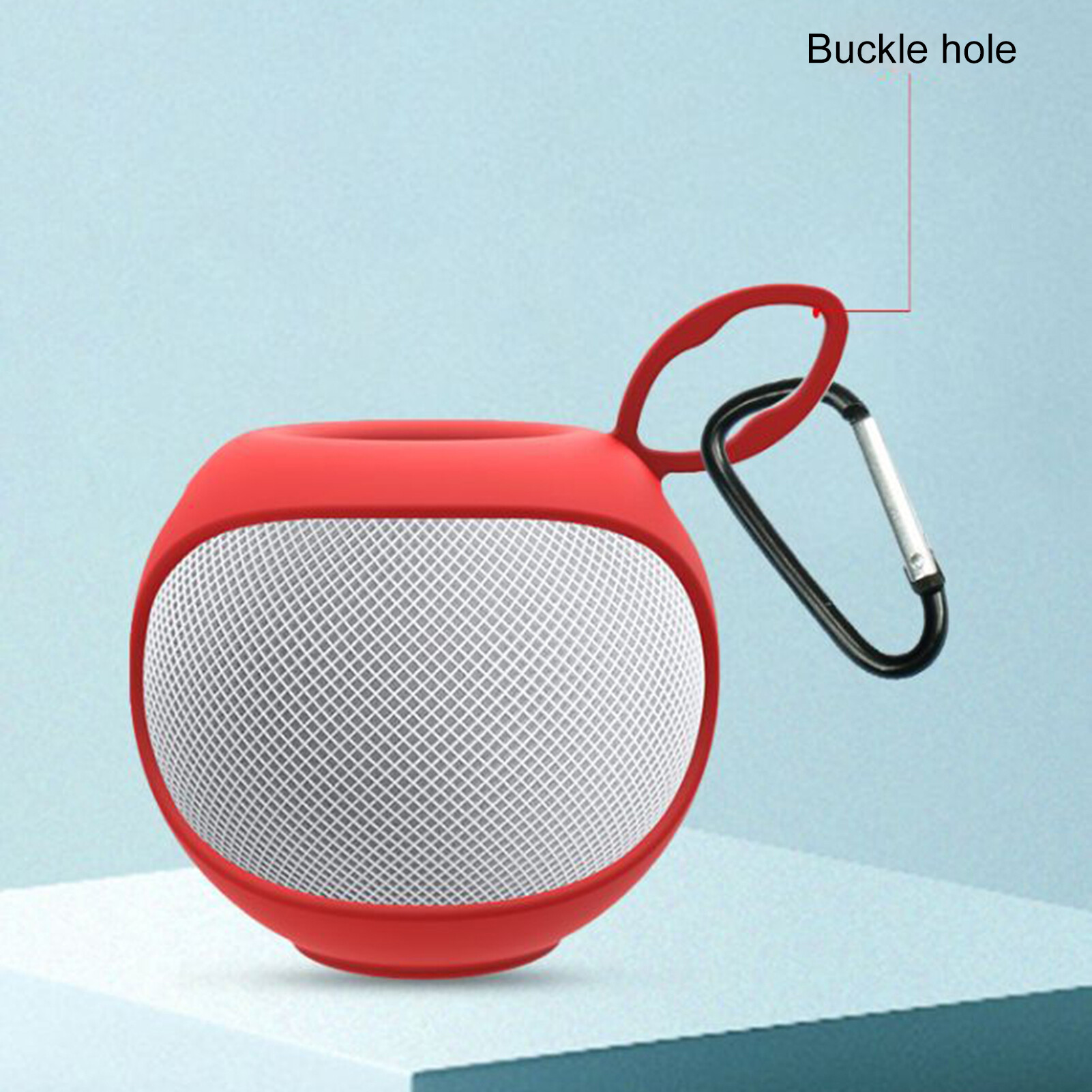 Baicai Ốp Loa Nhà Bếp Vỏ Bảo Vệ Loa Silicon Chống Sốc Chống Rơi Tương Thích Với Apple Homepod Vỏ Bảo Vệ Loa Mini Chống Rơi