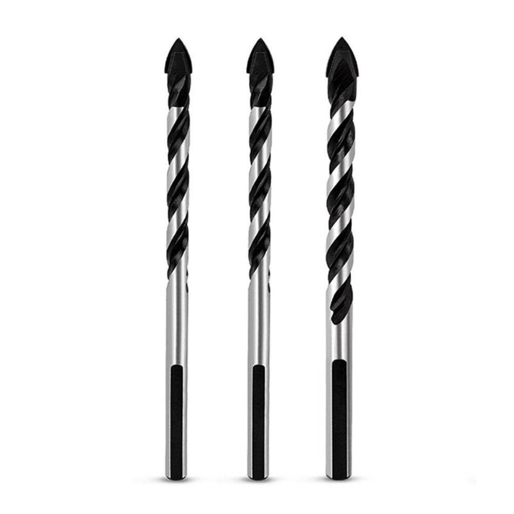 SEN® 5Pcs/Set Durable Drill Bit Set for Glass Wood Tile Concrete Plastic Brick Wall