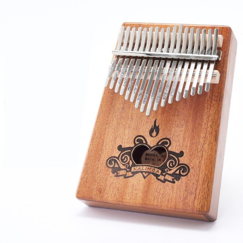 Scoutdoor 17 Keys Kalimba Thumb Piano Made By Single Board High-Quality Wood Mahogany Body Musical Instrument Malaysia