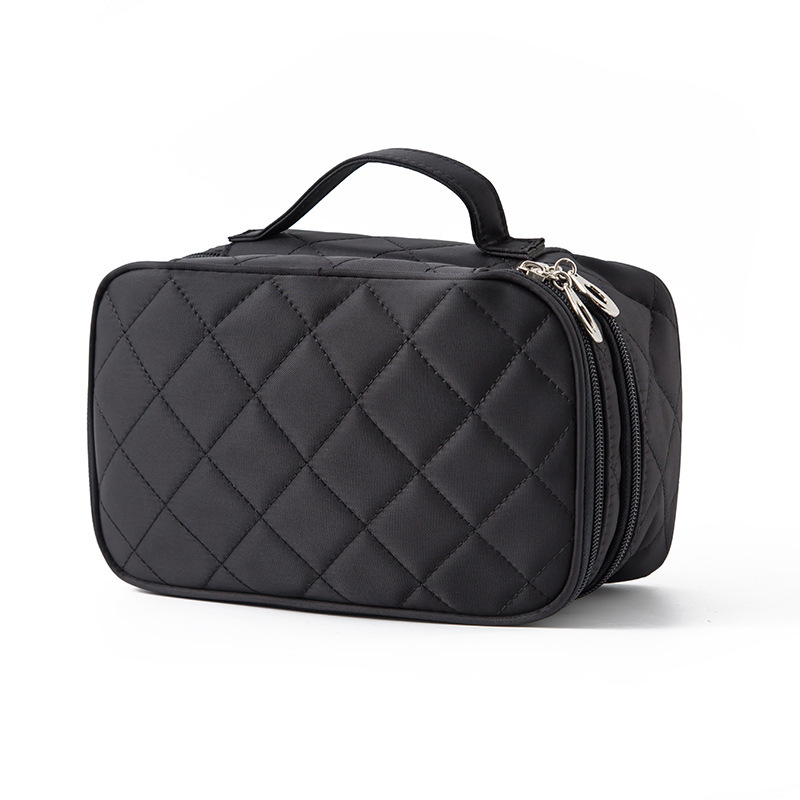 EverToner Double Layer Cosmetics Storage Bag Mesh Classification Organizer Makeup rush Separate storage Waterproof Large Capacity