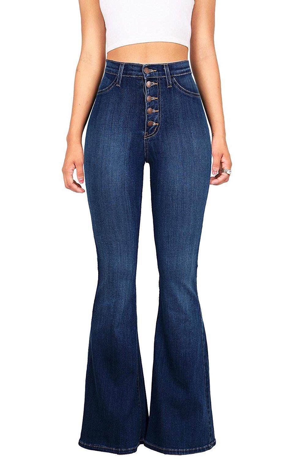 bootcut jeans women's high waist