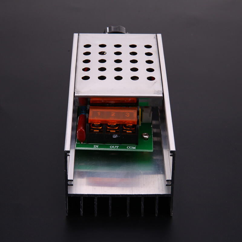 Bộ Điều Chỉnh Điện Áp SCR AC 220V 6000W Điện Tử, Bộ Điều Chỉnh Tốc Độ Động Cơ Khuôn Điều Chỉnh Điện Áp Kèm Hộp-INTL