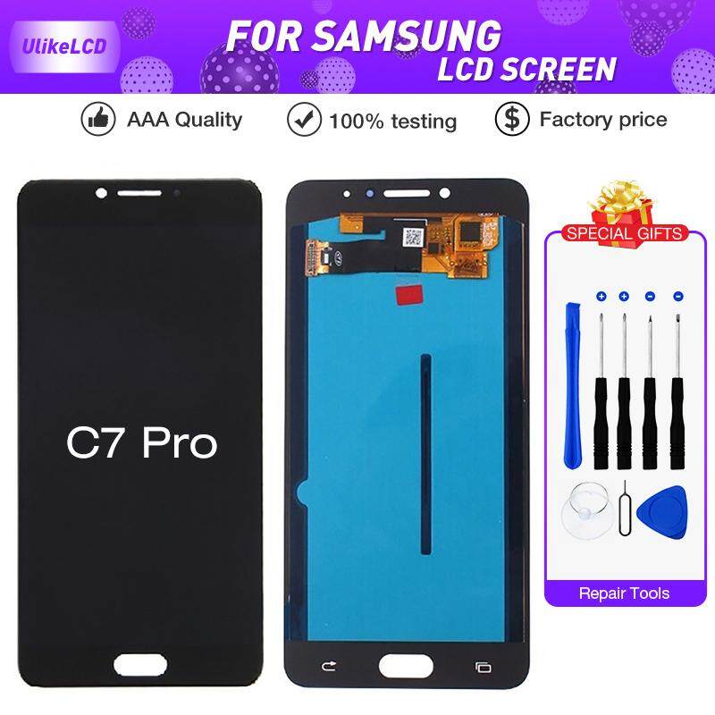 List Harga Samsung Galaxy C7 Termurah Agustus 2019 12 Super AMOLED Layar LCD untuk Samsung Galaxy C7 Pro C7010 Layar LCD Rakitan Digitizer Sembuh C7 PRO LCD + Alat