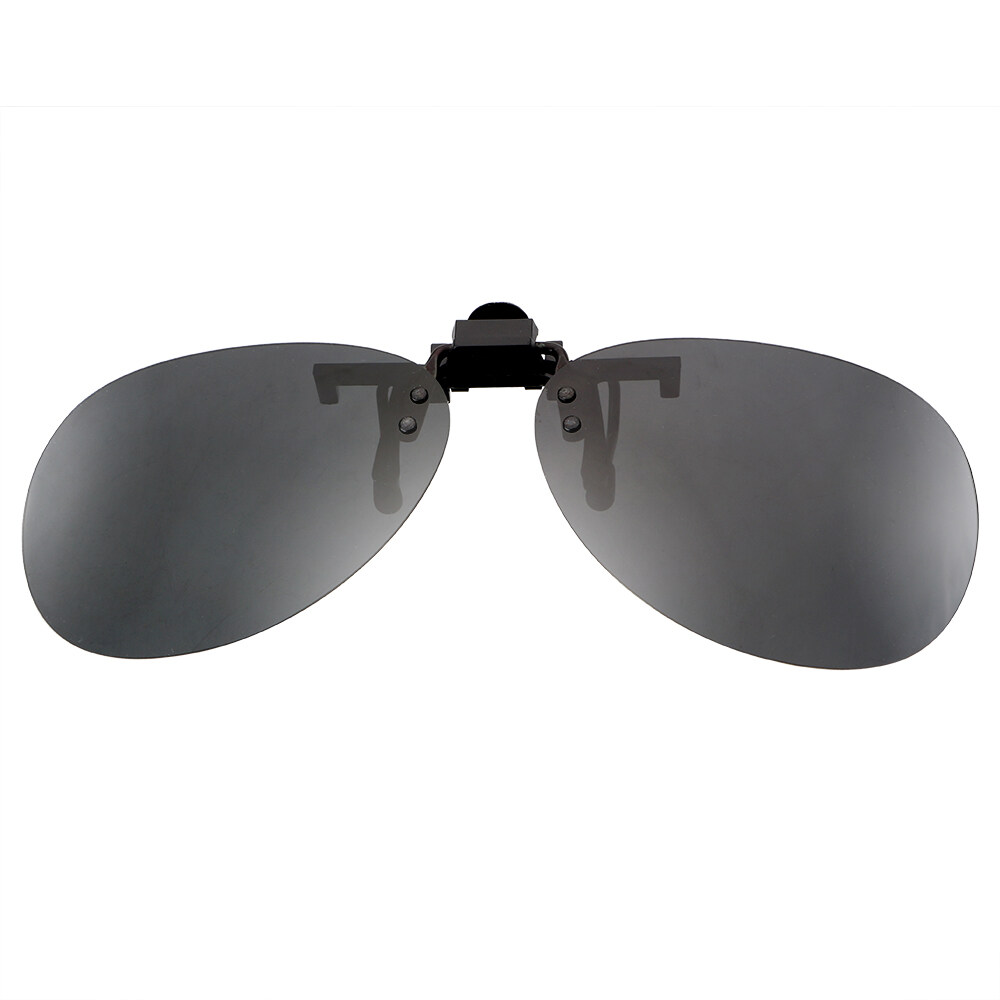 แว่นตากันแดดโพลาไรซ์Goggles Driverภายในอุปกรณ์เสริมคลิปบนแว่นตากันแดดขับรถการมองเห็นได้ในเวลากลางคืนเลนส์Anti-UVA UVBสำหรับผู้ชายผู้หญิง
