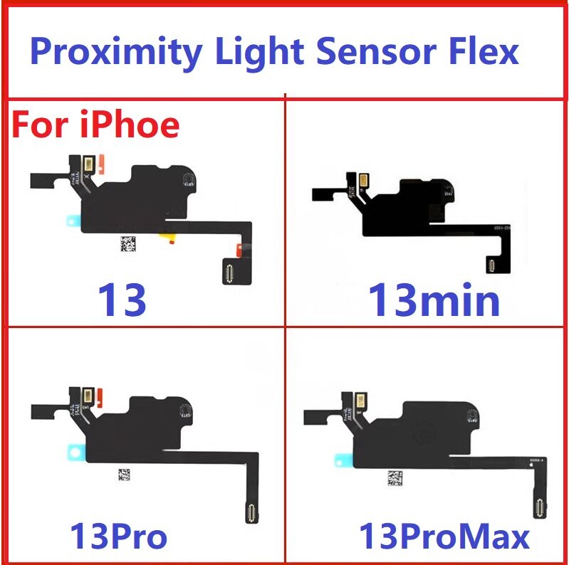 Original Front Top Ear Earpiece Speaker Proximity Light Sensor Flex Cable For iPhone 13 Mini Pro Max Replacement Parts
