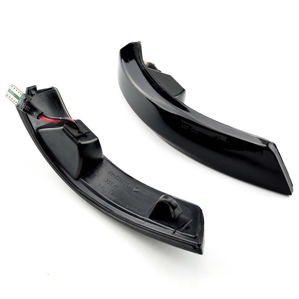 Black Dynamic Turn Signal Light LED Side Rearview Mirror Sequential Indicator Blinker Lamp For Ford Focus 2 3 Mk2 Mk3 Mondeo Mk4