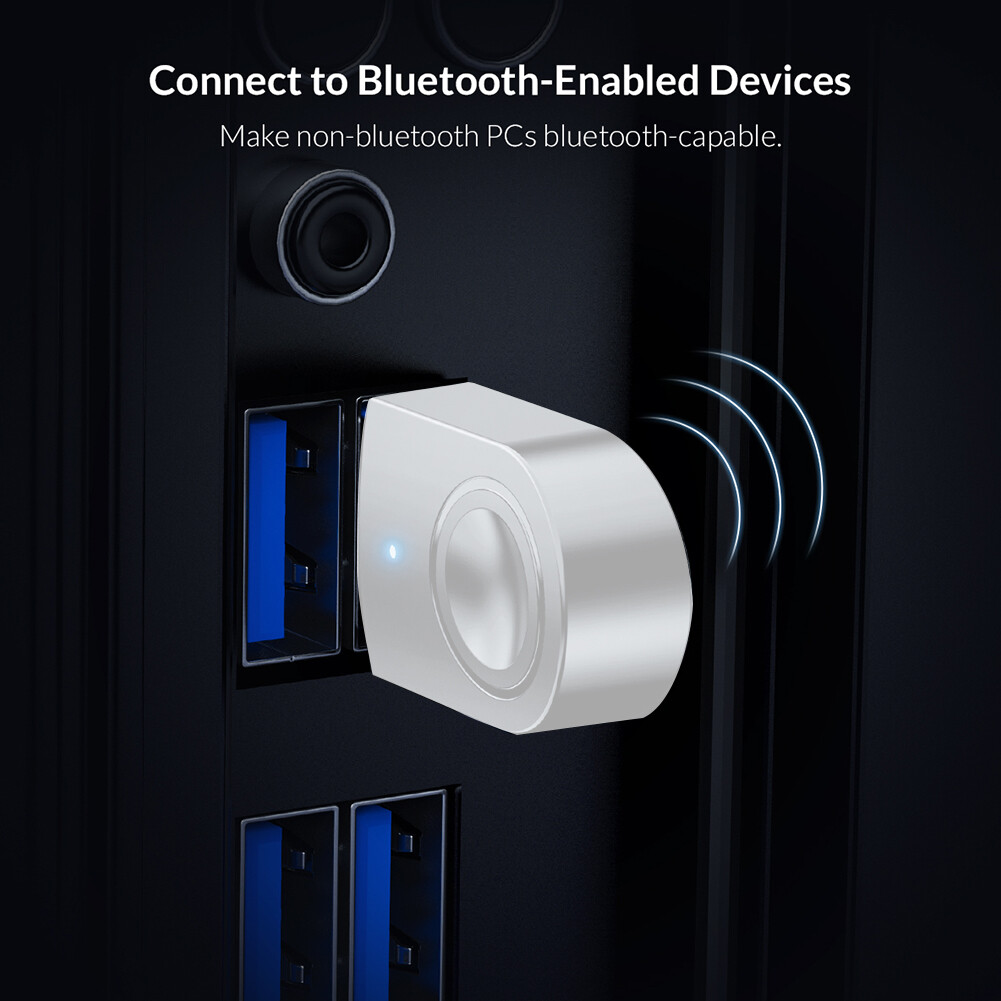 ORICO USB Bluetooth 5.0 Dongle Transmitter Receiver Audio Adapter for PC