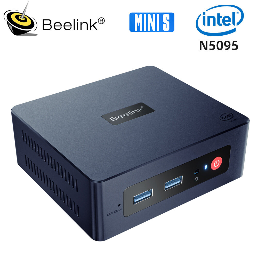 Beelink Mini S Windows 11 Intel 11th Gen N5095 Mini PC DDR4 8GB 128GB