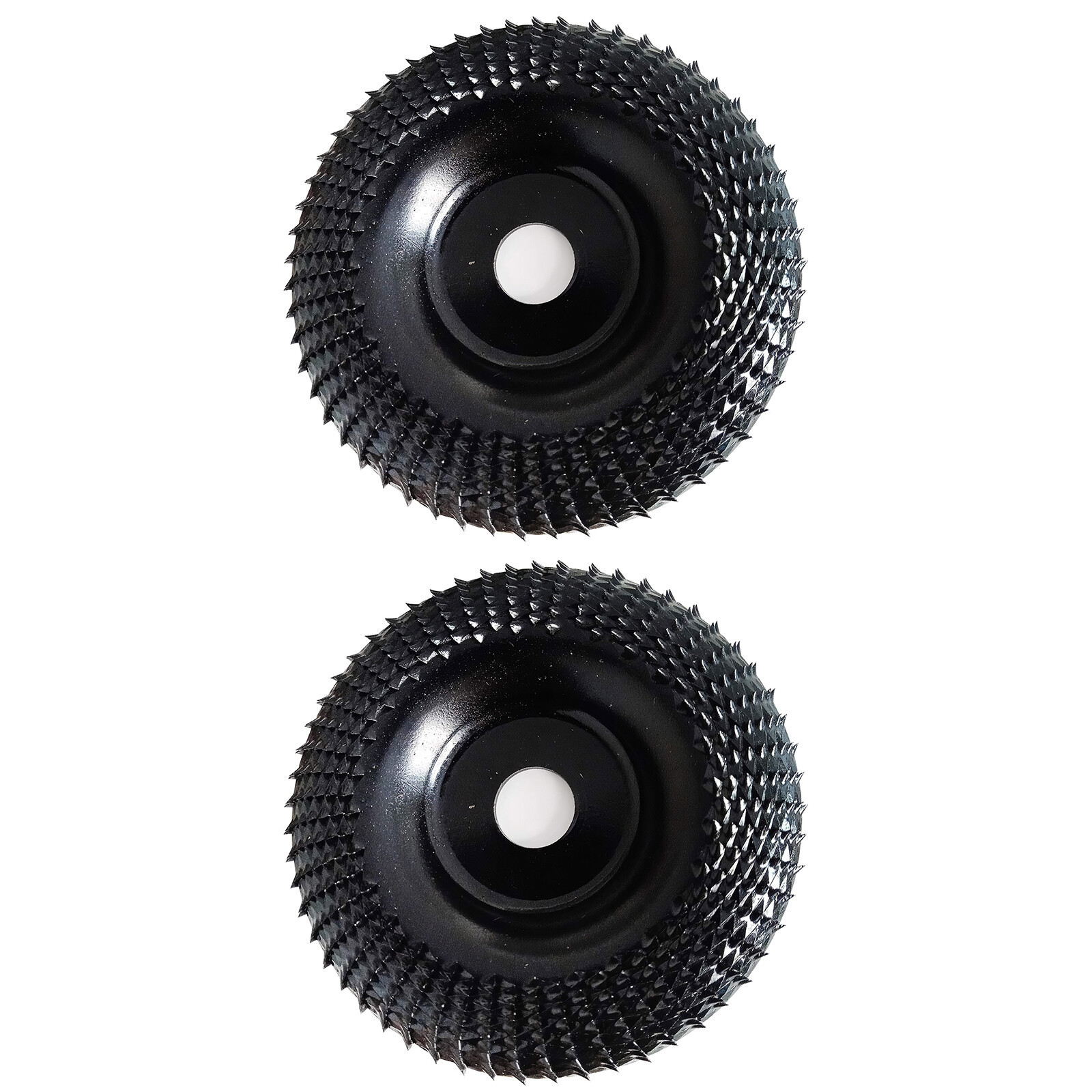2pcs Grinder Wheel Disc Powerful Wood Shaping Wheel Efficient Wood Grinding Shaping Disk Steel Polishing Disc Woodworking Sanding Bar Disk for Outdoor