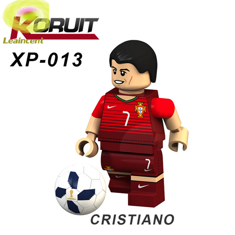LeaincentBuilding Block Toys World Cup Soccer Captain Plastic Assembled Building Blocks Minifigures Toy