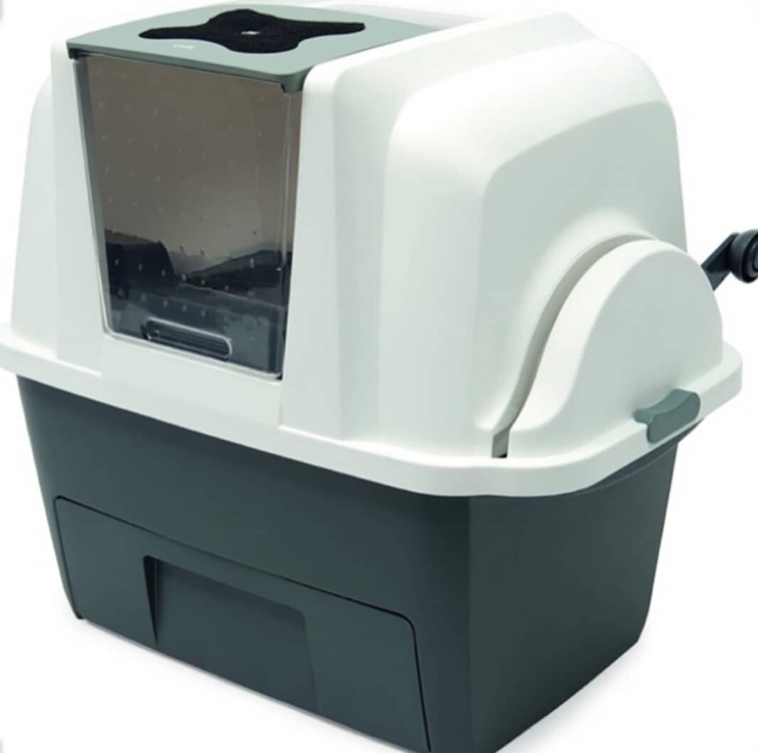 Catit SmartSift Cat litter Box with Swinging Door Lazada