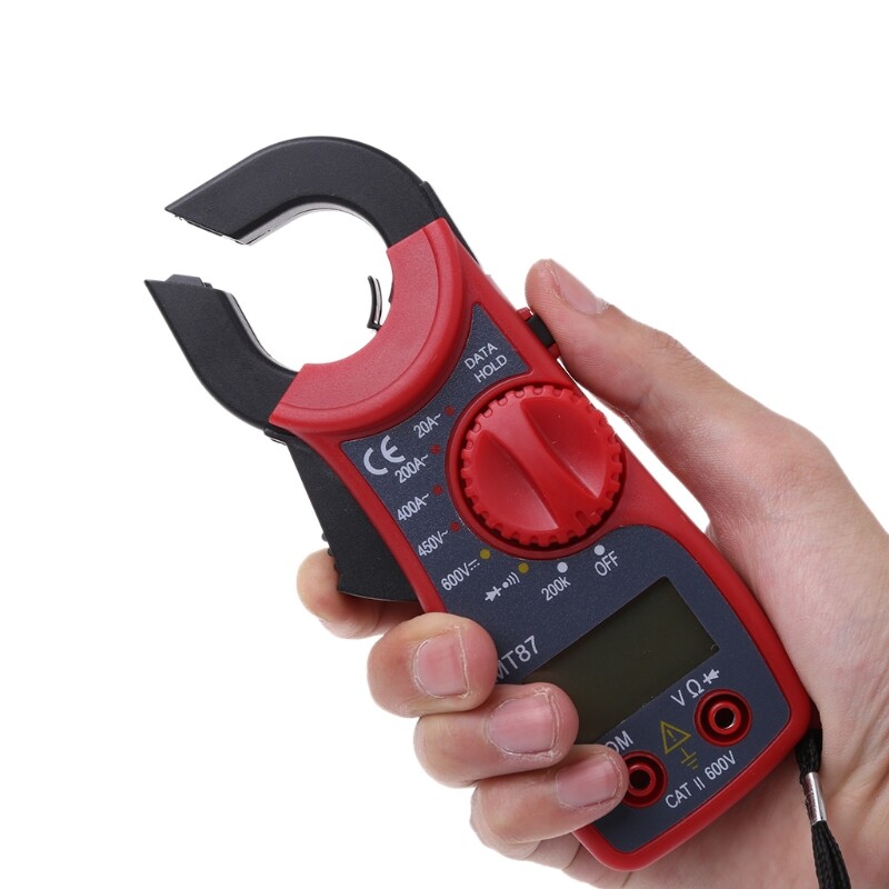 Hot Bán LCD Kỹ Thuật Số Đồng Hồ Đo Điện Ampe Kế Ôm Kế Vạn Năng Đồng Hồ Kẹp Đo Điện Áp AC DC