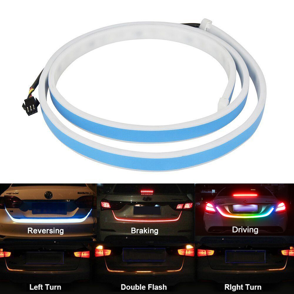 12V 1.2M RGB Color Streamer LED Light Bar Trunk Light Car Trunk Light