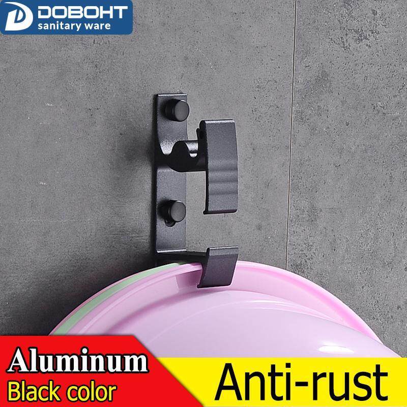 DOBOHT A1001101-5BL Decorative Aluminum Bathroom Kitchen Wall Basin Hooks Towel Hanger hanger,Metal, Towel,coat,Robe Hooks