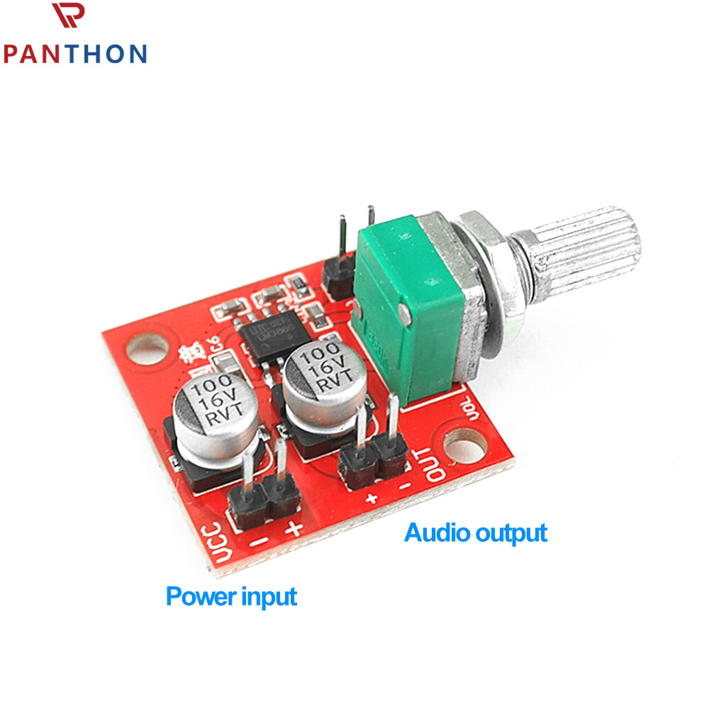 PANTHON DC4-12V LM386 Electret Microphone Amplifier Board Microphone Pickup Module Can Drive Earphones and Small Power Speakers