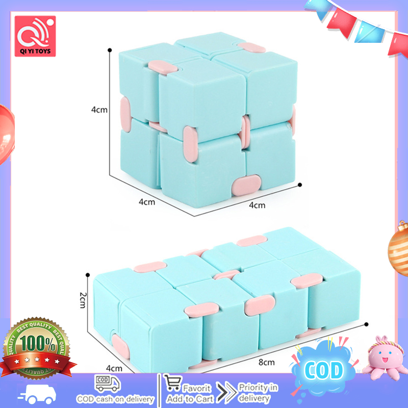 2x2 Magic Cube Pocket Flip Infinite Speed Cube Decompression Educational Toys For Children Birthday Gifts