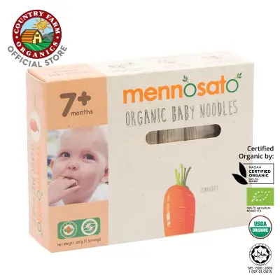 Country Farm Organics Mennosato Organic Carrot Baby Noodle (200G)