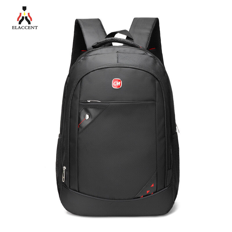 ELACCENT Men's backpack student schoolbag business computer bag large capacity travel backpack