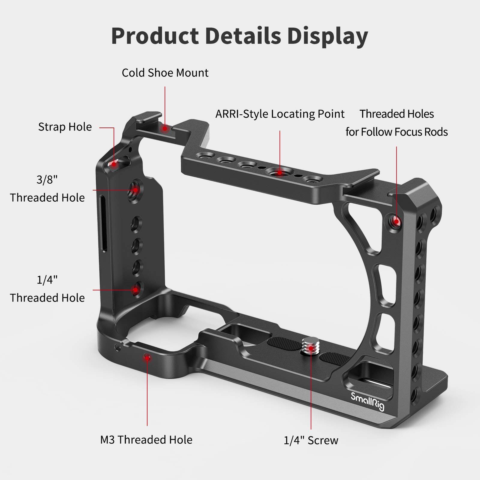 SmallRig Lồng A6400 cho máy ảnh Sony A6100/A6300/A6400/A6500 CCS2310