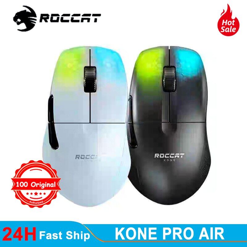 ROCCAT Kone Pro Air High Performance Ergonomic Wireless Gaming Mouse, Black Lazada