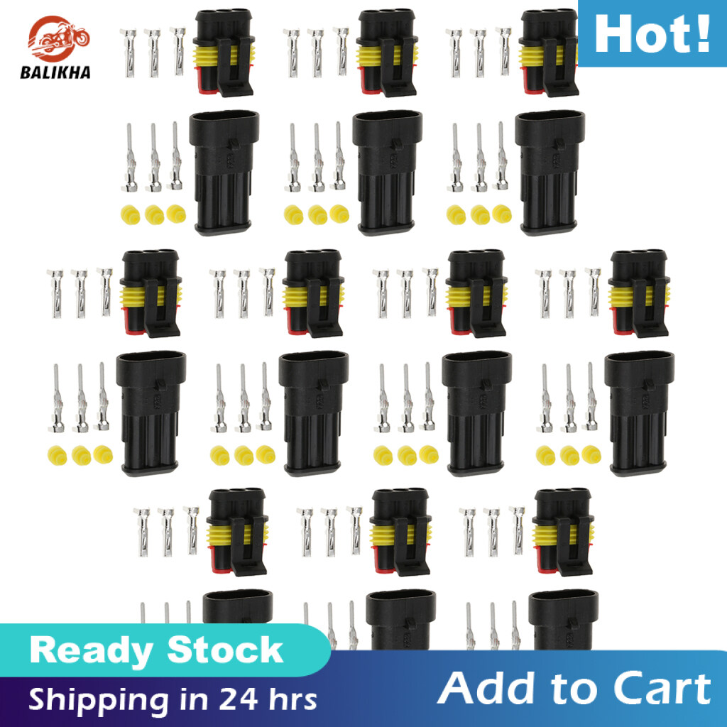 >> TRA GIÁ FQAWLC SHOP 10 CÁI CH-3 DÂY LÒ XO NÓNG THIẾT BỊ ĐẦU CUỐI UỐN NHANH CẢ | Shopee Lazada Sendo Tiki mới nhất 60 Balikha 10 Bộ Đầu Nối Dây Điện Chống Nước Kín 3 Chấu Cắm Thiết Bị Đầu Cuối