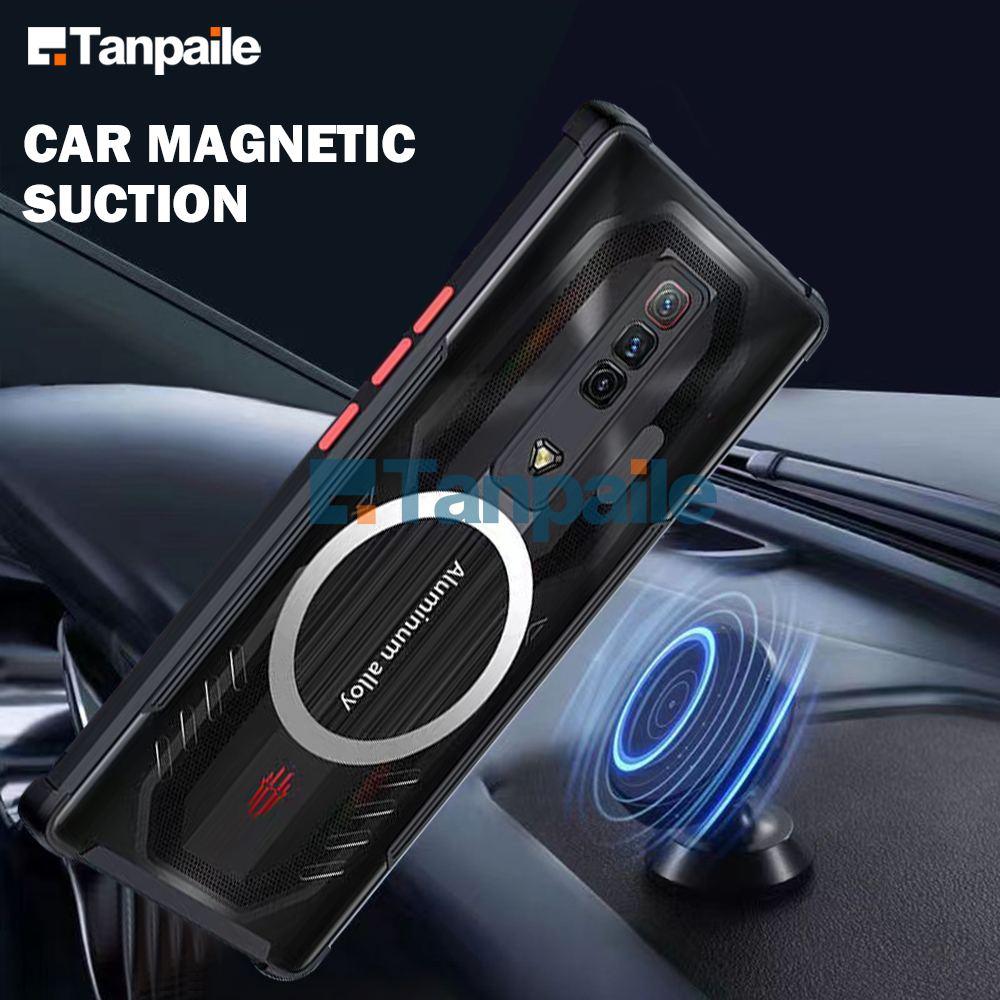 Tanpaile-Vỏ làm mát cho ZTE Nubia Đỏ ma thuật 7 magic7 Pro 7S magic7s silicon mềm [Vua thể thao điện tử] Vỏ bảo vệ lưng điện thoại tản nhiệt Graphene siêu mỏng chống sốc