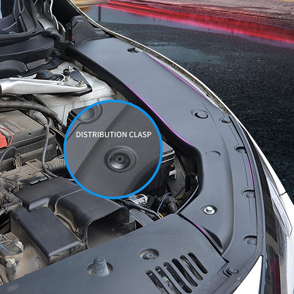 Engine Bay Side Panel Covers Pair-long Version Fit for 2016-2019 10TH GEN HONDA CIVIC