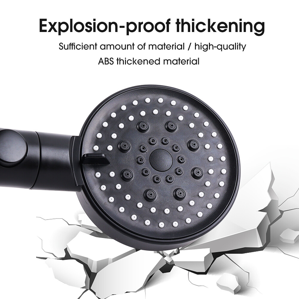 Multifunctional High Pressure Shower Head with 5 Modes Adjustable Shower Shower Bathroom Accessories