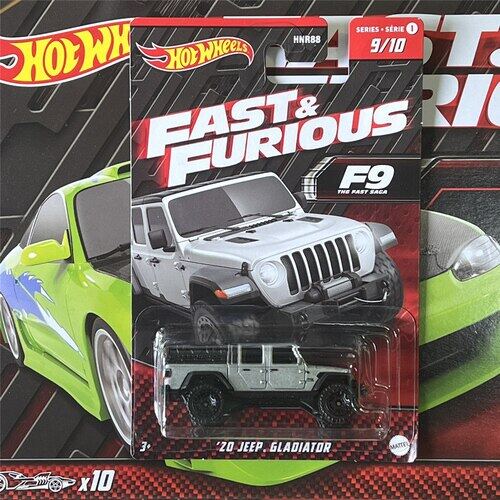Original Hot Wheels Fast And Furious Mini Cars Hotwheels 1/64 Dodge Hellcat  Toyota Supra Nissan Car Model HNR88 Christmas Gift