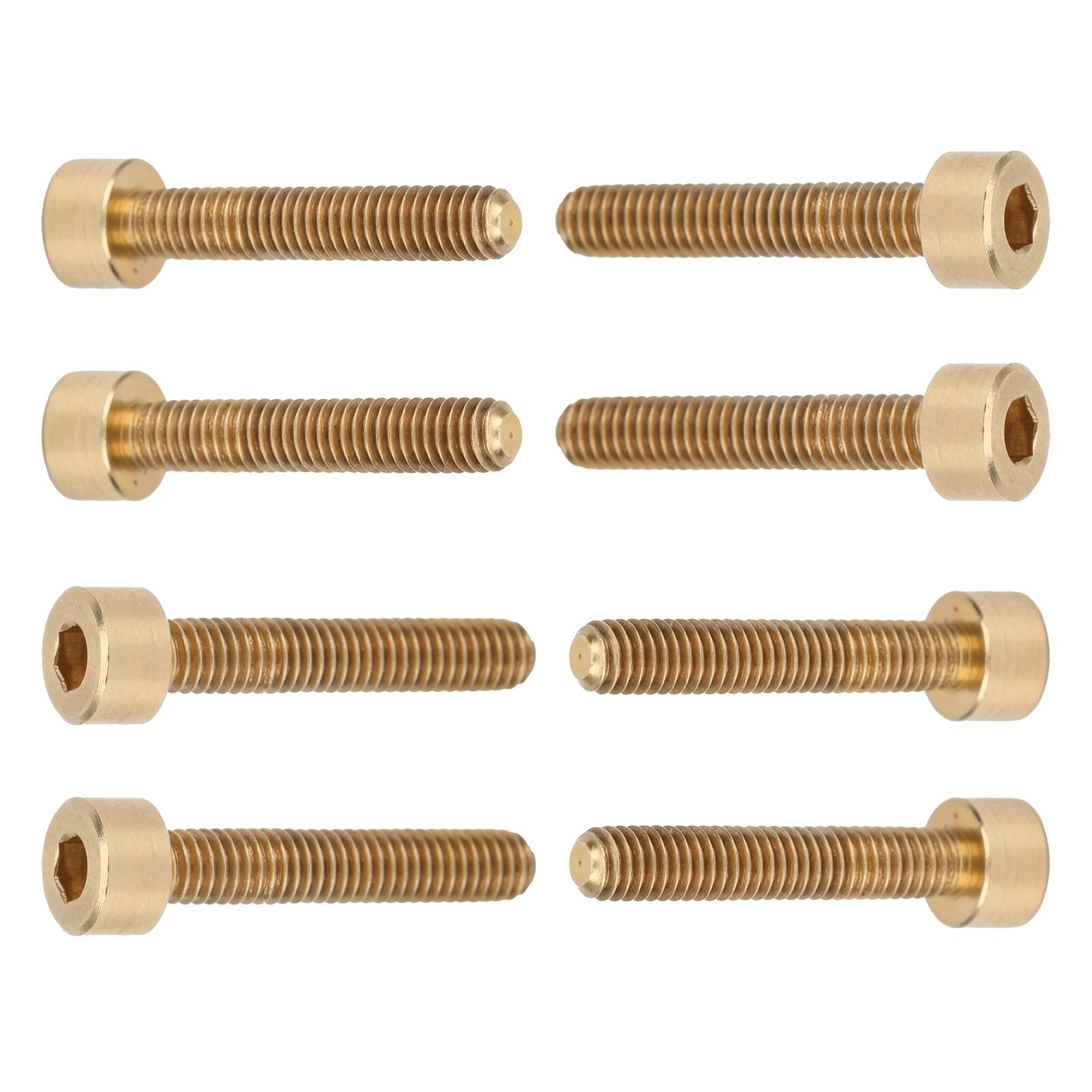 50Pcs Cap Hex Socket Screw Copper Fastener Hardware Tools Industrial Supplies M4