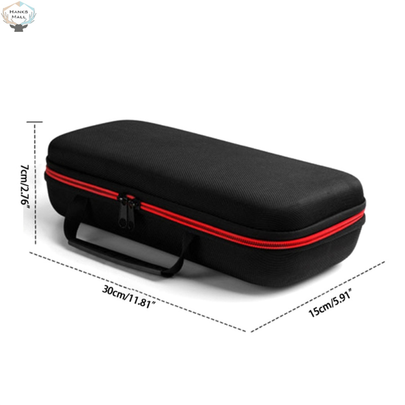 Hanks Portable Eva Wireless Microphone Storage Bag Shockproof Large-capacity Hard Case Carry Bag For Travelling Camping Business Trip