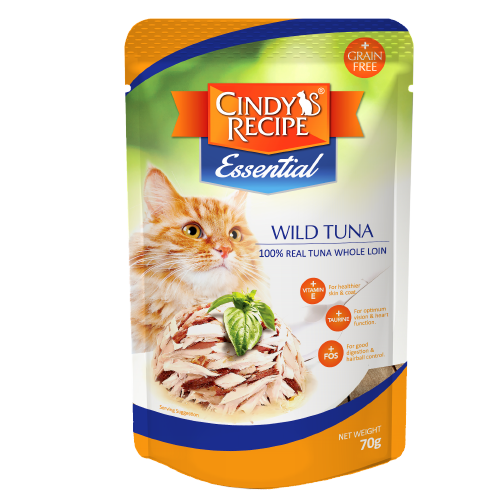 Cindy's Recipe Essential Wet Cat Food Pouch 70G (8 Flavours) Lazada