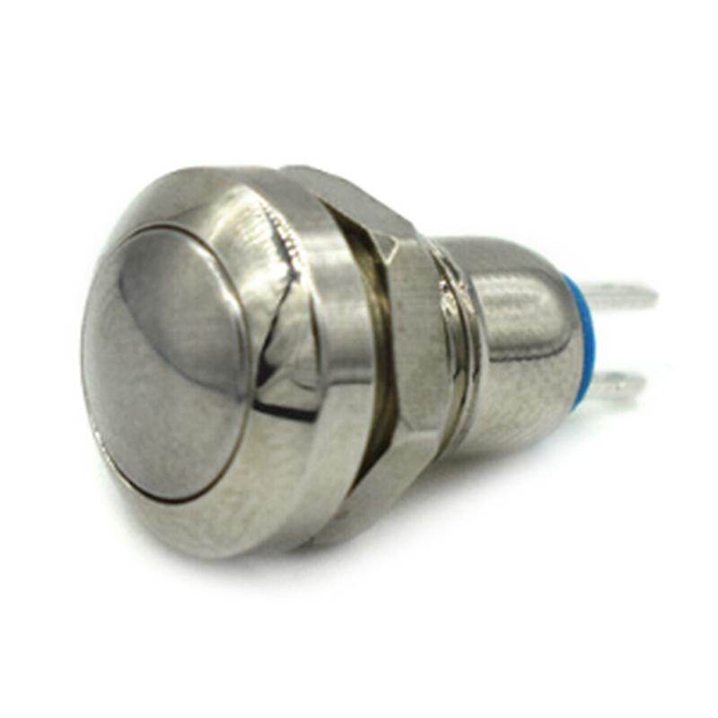HITN 8mm mini metal push reset button switch on off high head switch push button