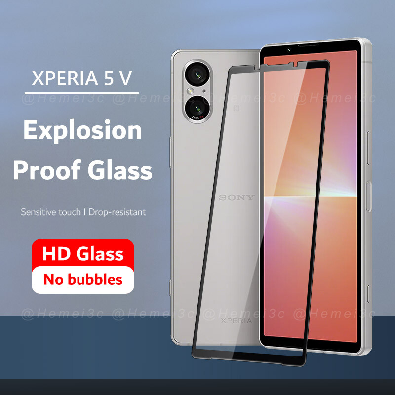 For Sony Xperia 5 Mark V HD /  Matte  Full / Non-full Coverage Explosion-proof Tempered Glass Screen Protector